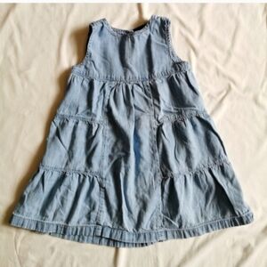GAP KIDS Denim Tier Flare Dress